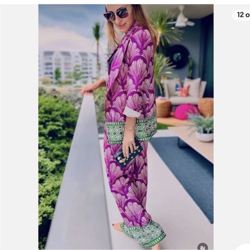 NWT ZARA SATIN EFFECT PRINTED SIZE XL 
🚨FIRM PRICE - Picture 7 of 16